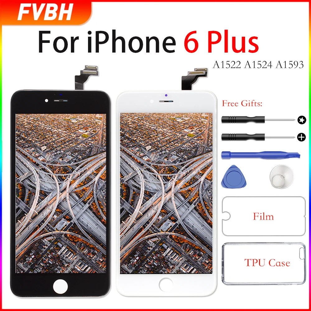 Pantalla класс AAA + LCD Замена для iPhone 6 Plus 3D сенсорный дисплей дигитайзер сборка экран 6s