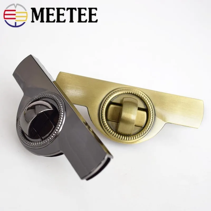 Meetee 2/5 шт Арка металлический замок пряжки для сумочки пряжка кольцо тянуть твист