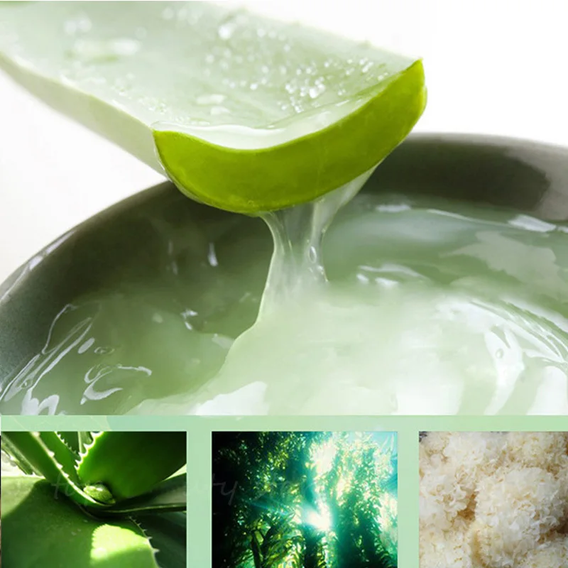 1 шт красота уход за лицом алоэ вера морские водоросли растение коллаген