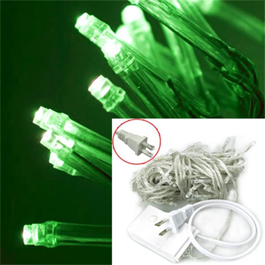 

100 LED 12M Green String Fairy Lights 8 Modes Party Christmas Wedding Decor IP44 UK Plug Super Deal! Inventory Clearance