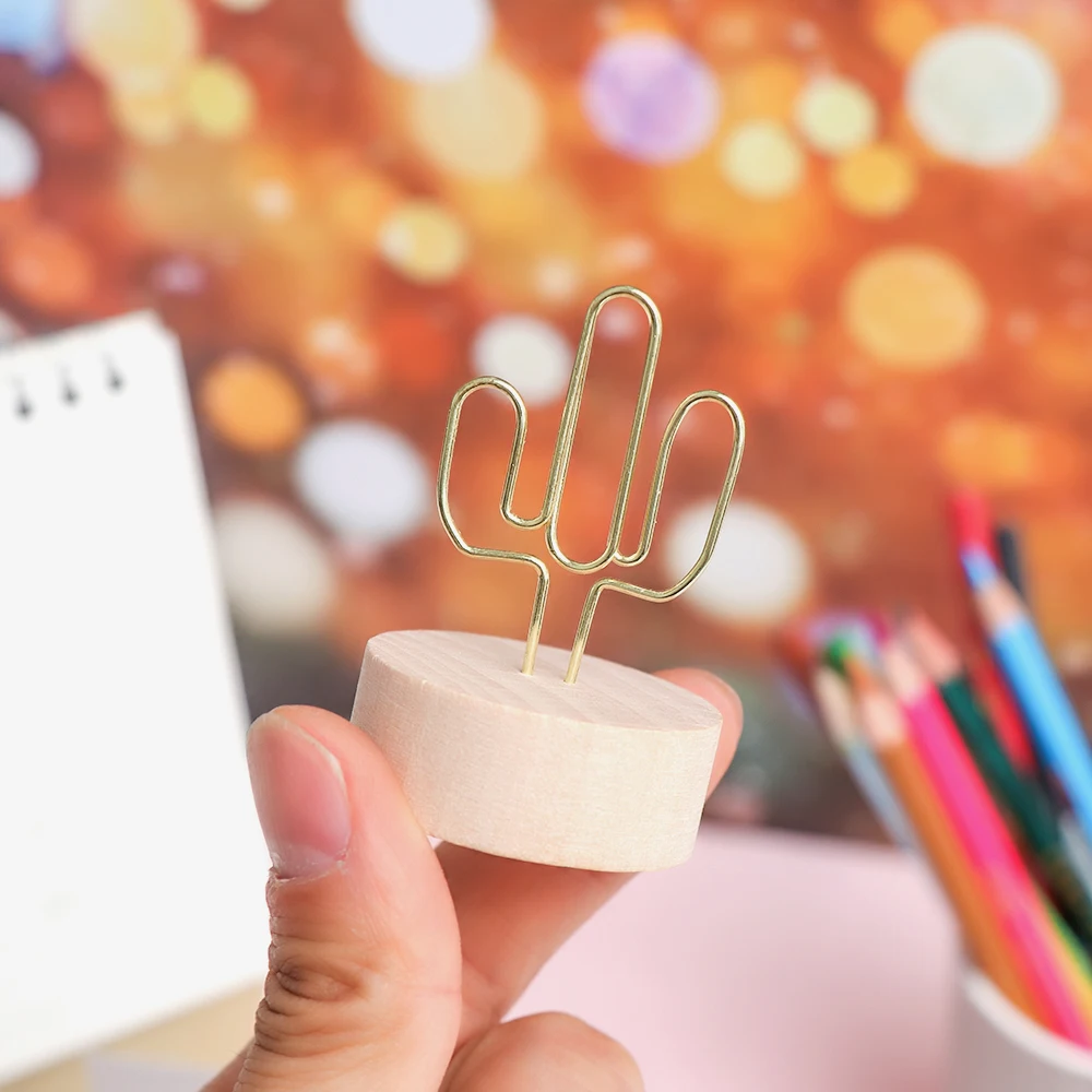 1 шт. круглая деревянная подставка для фотографий | Канцтовары офиса и дома