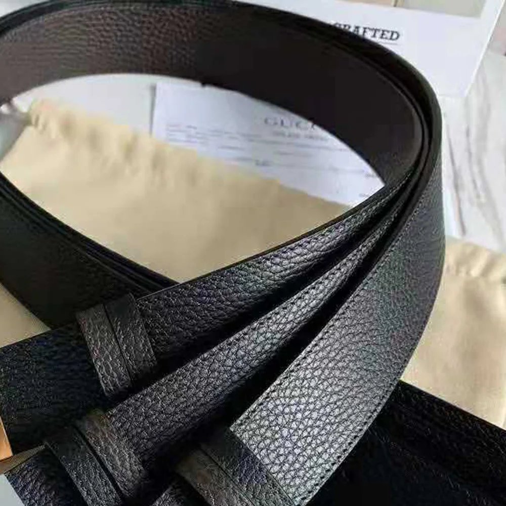 

Ремень Мужской Двусторонний из бычьей кожи, 3,8 см, в оригинальной коробке