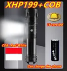 Новый мощный светодиодный фонарь 790000LM XHP199, перезаряжаемый светодиодный фонарик, USB, тактический фонарь Xhp50.2, супер яркий фонарь для охоты