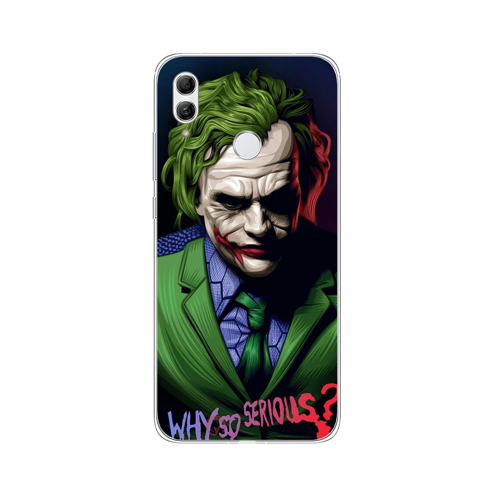 Silicone Phone Case for Huawei P Smart 2019 Cover Soft TPU Creative Painted Cute Shells Bags Coque |