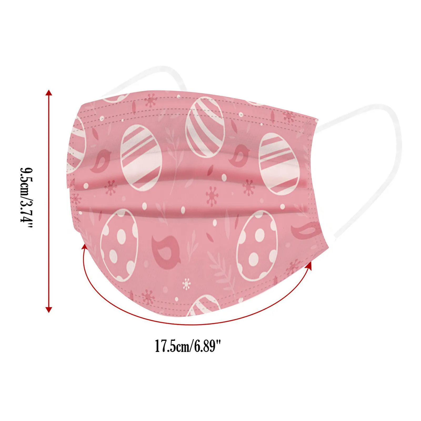

10/20/50/100PCS Adult Easter Christmas Mask Disposable Outdoor High Quality Mask Breathable 3ply Earhook Face Mask Mscara