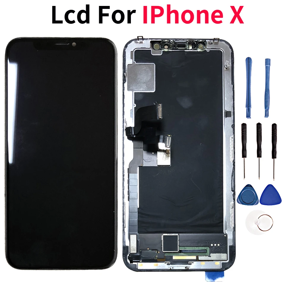 Сменный ЖК дисплей для iPhone X сенсорный экран с дигитайзером в сборе x