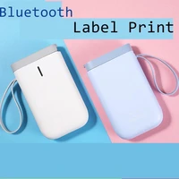 seenda mini bluetooth lable printer thermal sticker name price sticker printer with usb cable for home office supermarket