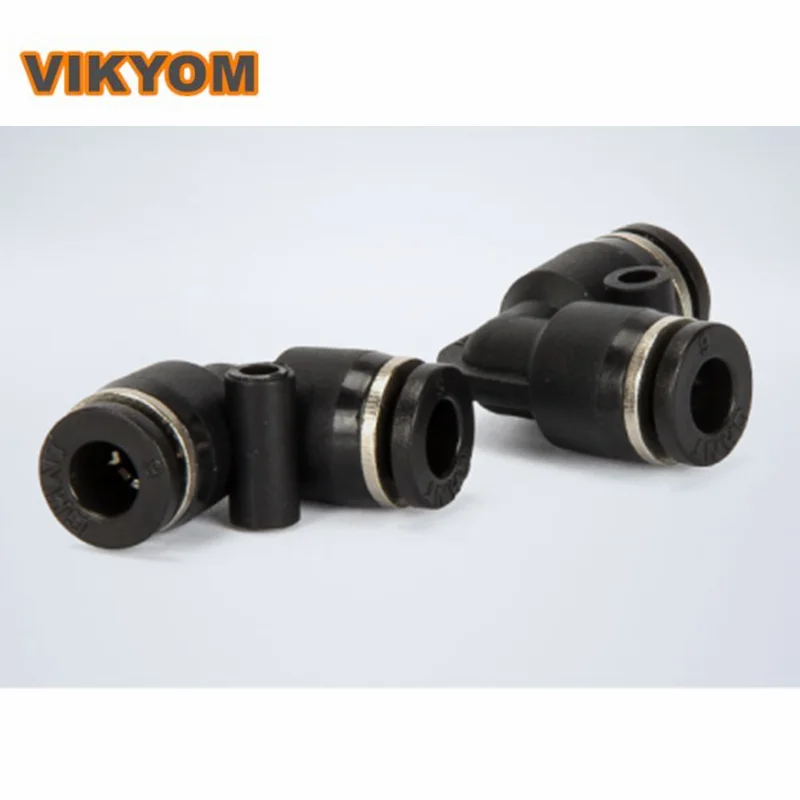

L-shaped two-way quick plug connector hose trachea connector NPv4 / 6 / 8 / 10 / 12 Elbow connector Tool accessories