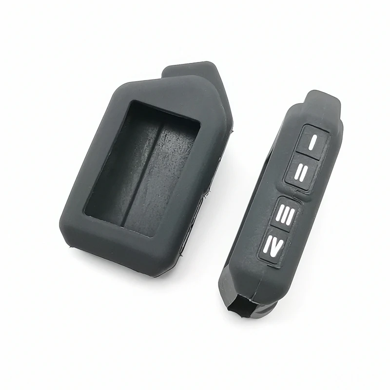 Двусторонний силиконовый чехол для брелка с ЖК дисплеем Шер хана Mobicar A B русская