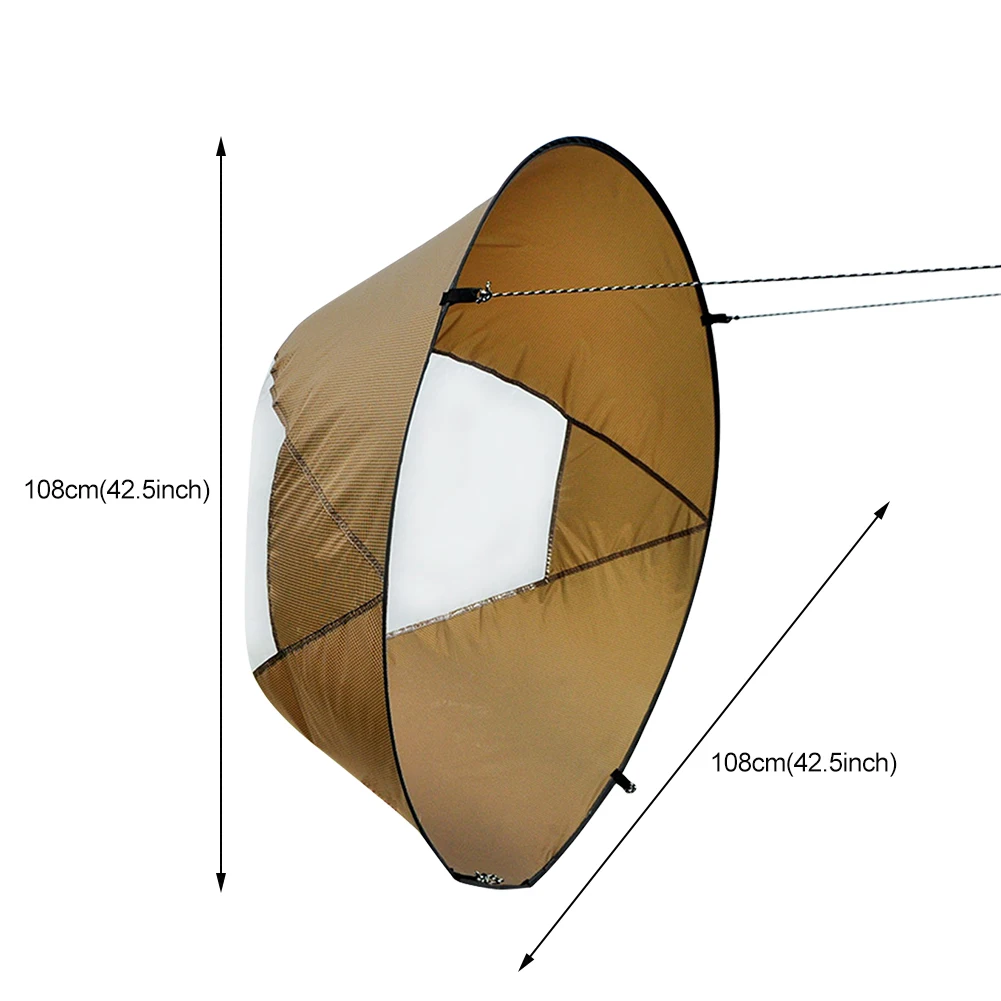 

Beach Compact Portable Foldable Kayak Wind Sail Cloth Multifunction Clear View Paddle Board Accessories Water Sports Easy Setup