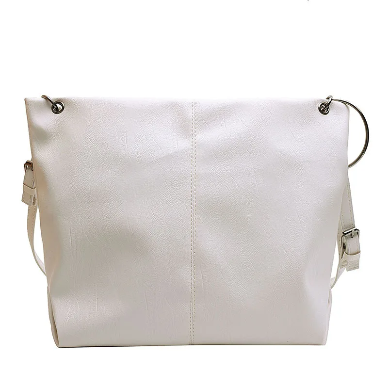 

New tide Korean casual tote bag simple foreign style large capacity shoulder messenger bag