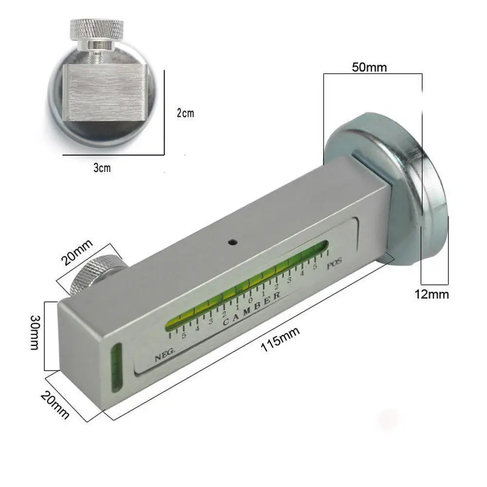 2019 Регулируемый магнитный измерительный инструмент Camber колесная стойка для