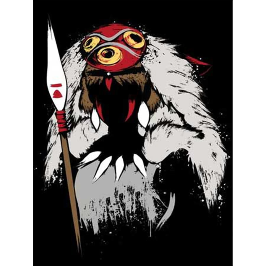 

FSBCGT Japanese Anime DIY Painting By Numbers Adults For Drawing On Canvas Oil Pictures By Numbers Wall Art Number Decor
