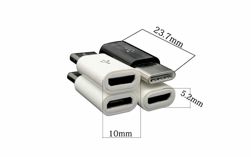 5 шт. изысканный маленький Micro Usb штекер на Type-c гнездо Microusb Type C Удобный общий