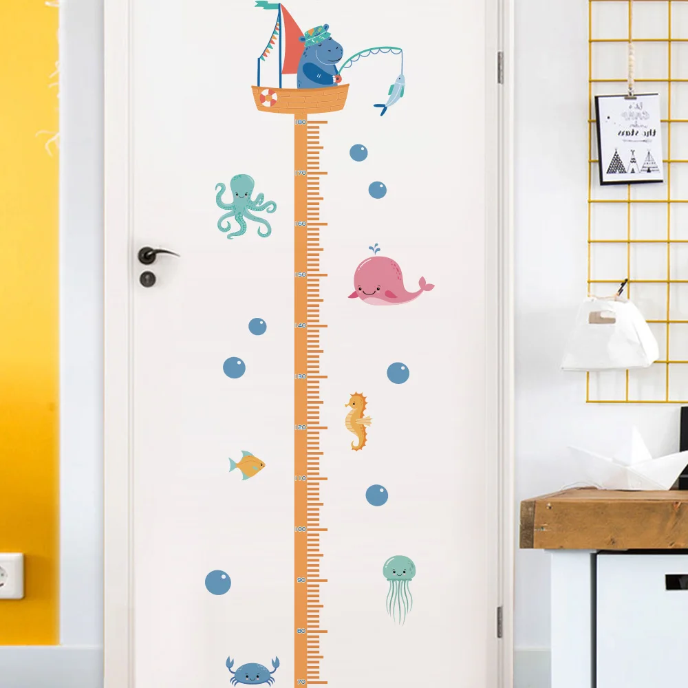 Измеритель высоты Детская Наклейка на стену для спальни детской комнаты