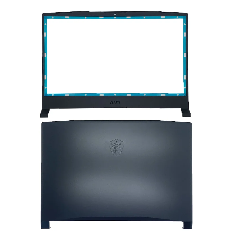 

New Laptop LCD Back Cover/Front Bezel Top Case For MSI Katana GF66 MS-1581 MS-1582 Black