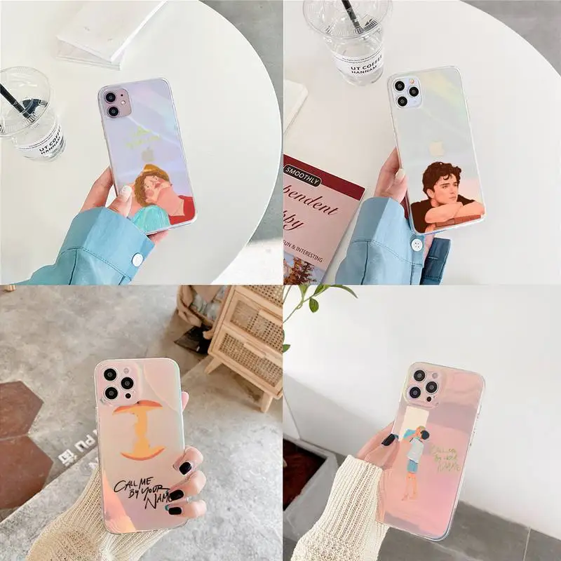 

Call Me by Your Name Phone Case for iPhone xiaomi redmi 7 8 9 11 12 10 S X XS XR MINI Pro Max Plus laser Transparent