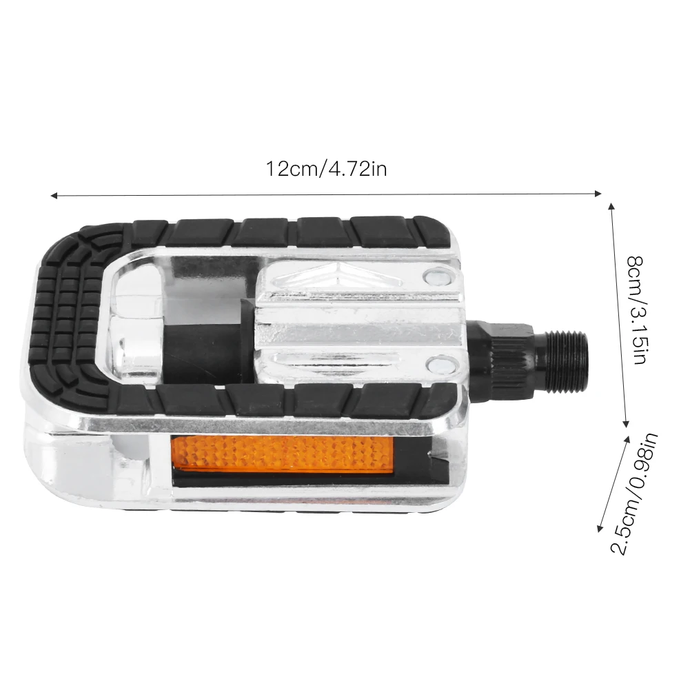 

180 Degrees Bidirectional Folding Bike Pedal K1155 Night Reflective Plate Suitable For Mountain Bike Folding Bike Road Bicycle
