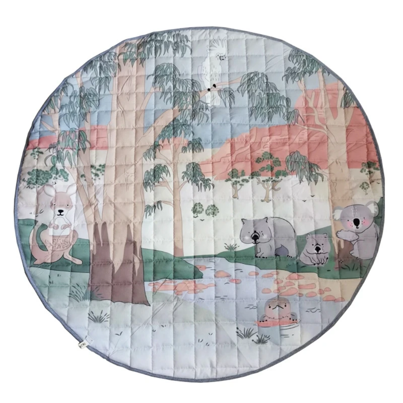 

1Set Handwash Baby Rug Activity Centers Jungle Mat Crawling Learning Playmat Non-Slip Rug Stimulation Activity Carpet