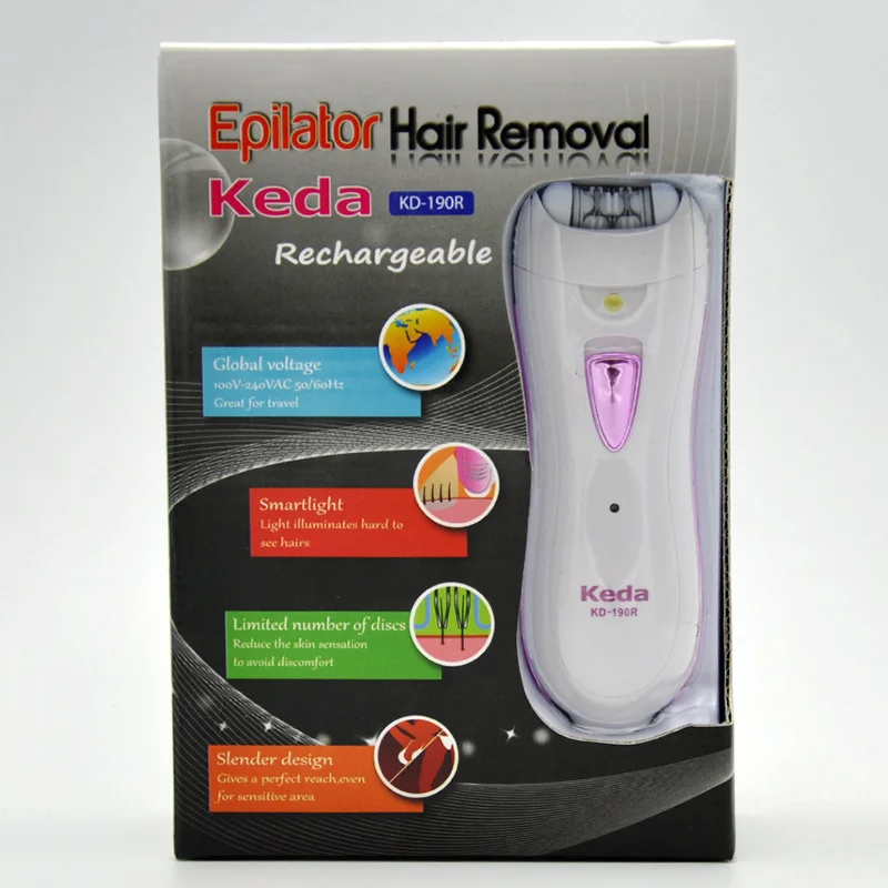 

Hot Hair Epilator Women Automatic Electric Facial Body Armpit Hair Remover Depilatory FRE-Drop