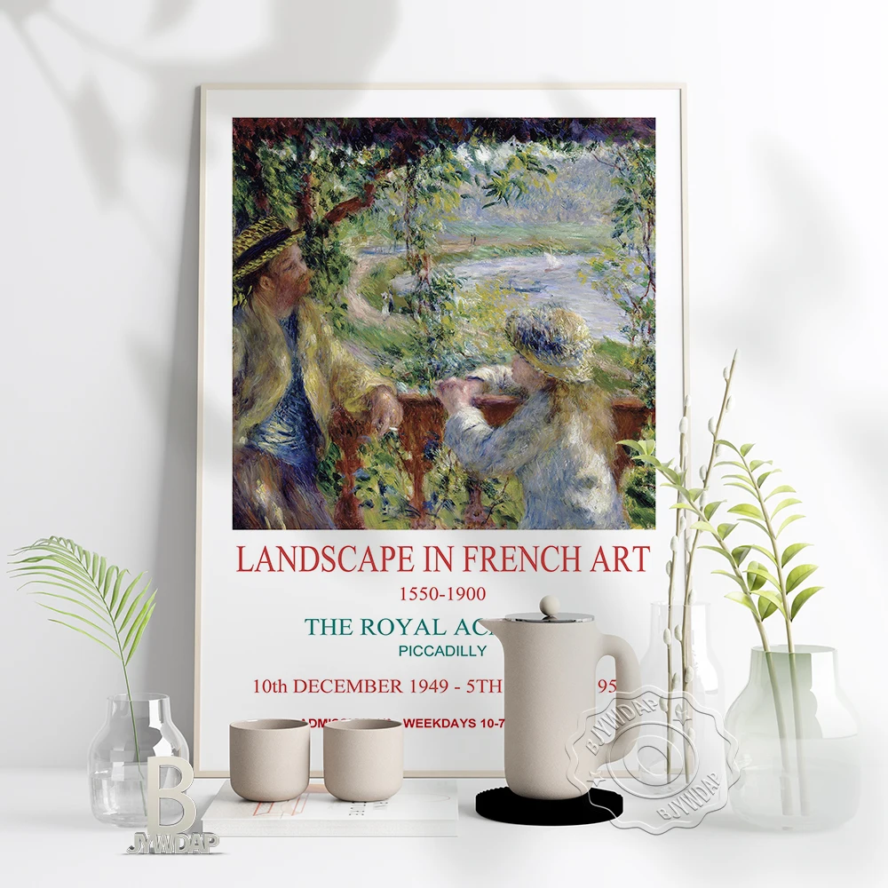 

Landscape French Artists Exhibition Poster, The Royal Academy Piccadilly Art Prints, French Vintage Still Life Home Decor Gift