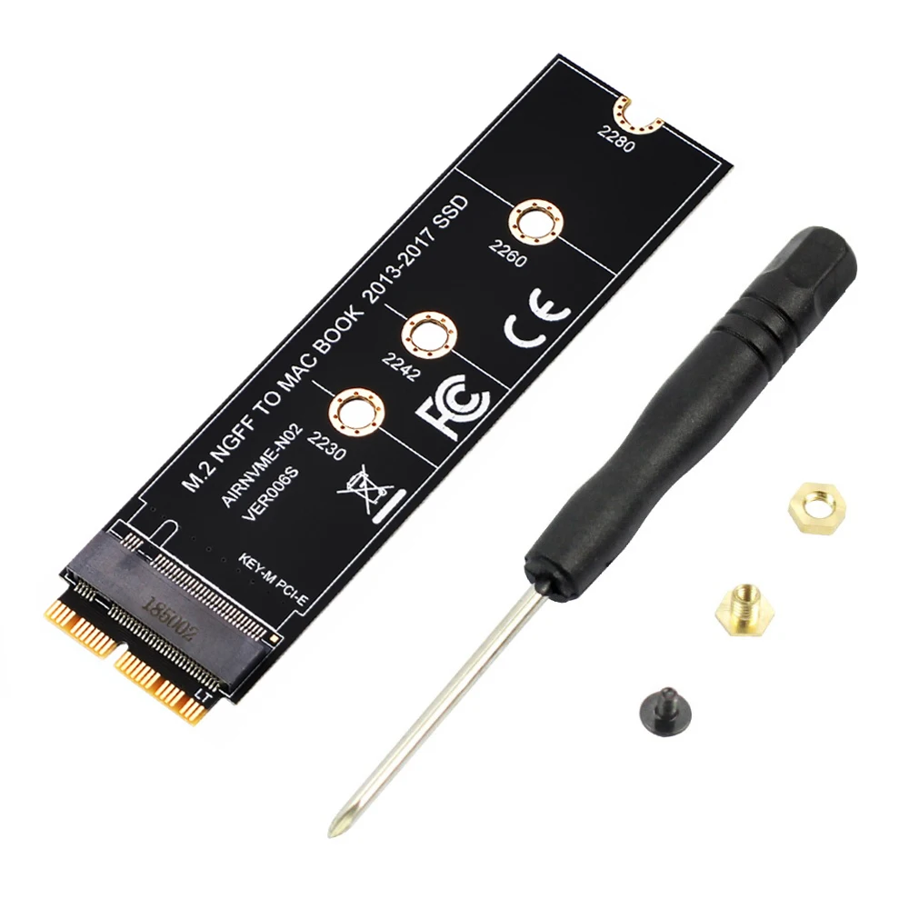 

Для Apple SSD адаптер M.2 NGFF M ключ PCIe AHCI SSD адаптер для MACBOOK Air 2013 2014 2015 2017 A1465 A1466 Pro A1398 A1502 A1419