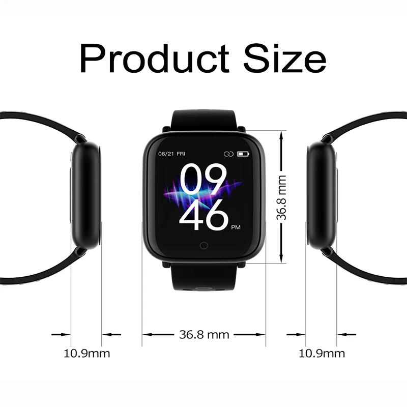 Смарт-часы Imosi Q1S Монитор артериального давления пульса умный Браслет Шагомер сна