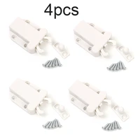 4pcs push to open catch door latch cabinet drawer cupboard with screws mounting