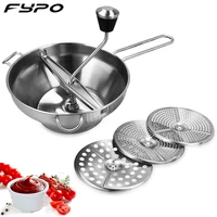food mill masher and strainer professional grade stainless steel kitchen tool for sauces fruitvegetablesbaby food and purees