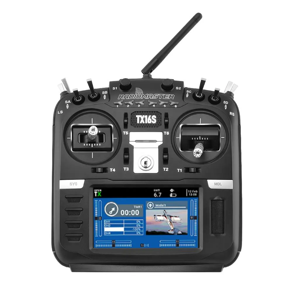 

RadioMaster TX16S Radio Transmitter TBS V2 Hall Sensor Gimbals 2.4G 16CH OpenTX Multi-protocol RF System CC2500 For RC Drone