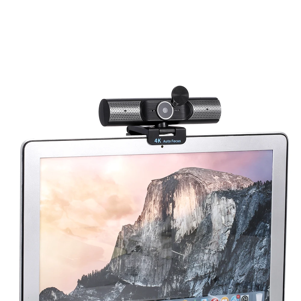 Веб-камера 4K с автофокусом встроенный микрофон крышка для конфиденциальности HD |