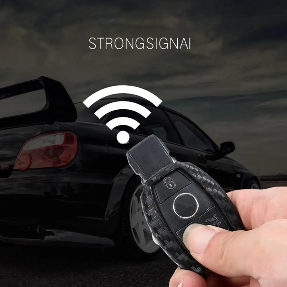 Новинка чехол-брелок для автомобильного ключа жесткий чехол из углеродного