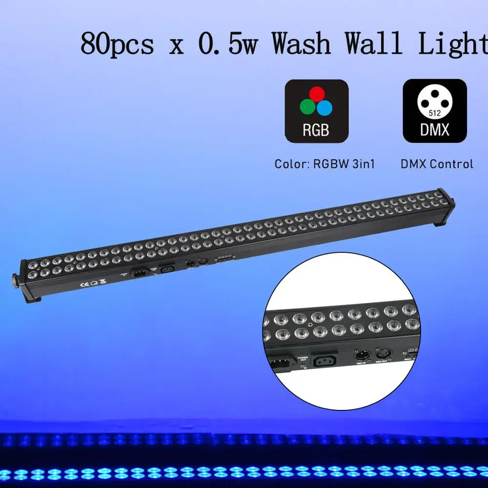 Светодиодная лампа для мытья стен 4 шт./лот 80*0 5 вт RGB 3 в 1 м|Эффект освещения сцены| |