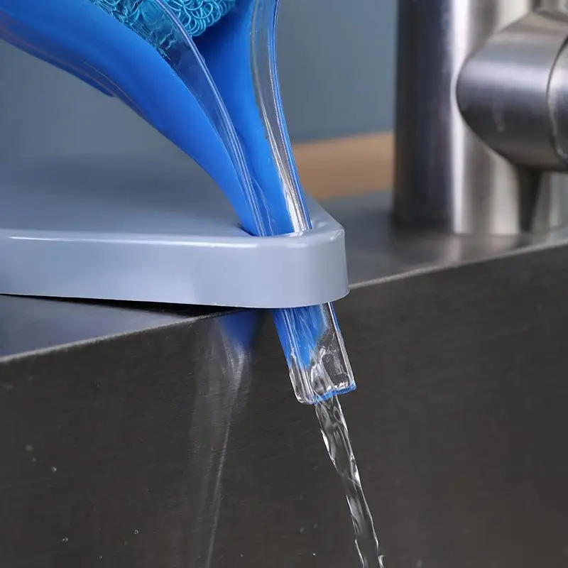 Коробка для мыла в форме листа автоматически фильтрует воду чтобы удерживать