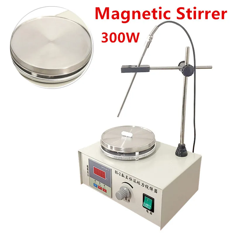 Лабораторная мешалка с цифровым дисплеем и постоянной температурой 85-2 магнитная