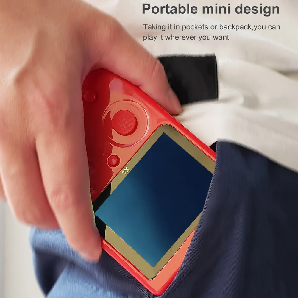 НОВЫЙ X2 2 8 дюймовый цветной дисплей защита глаз ЖК мини игровая консоль ручной