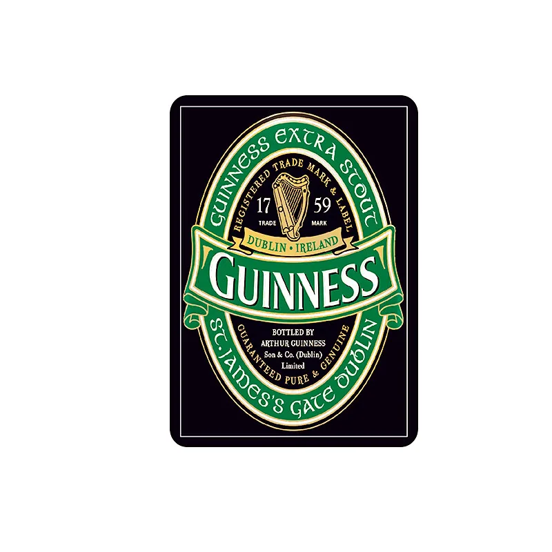 V Guinness хорошо для вас табличка металлическая пластина Бар Паб Клуб декоративный знак пиво плакат винтажный Декор Бар рекламный знак MN107 - Цвет: V