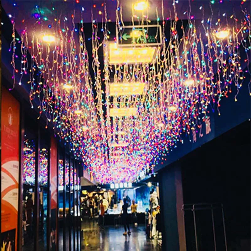 RGB LED String Strip Holiday Festival Curtain Lights Party Fairy Christmas Wedding Decoration 3.5m 100 SMD Ice Bar Lamps | Лампы и
