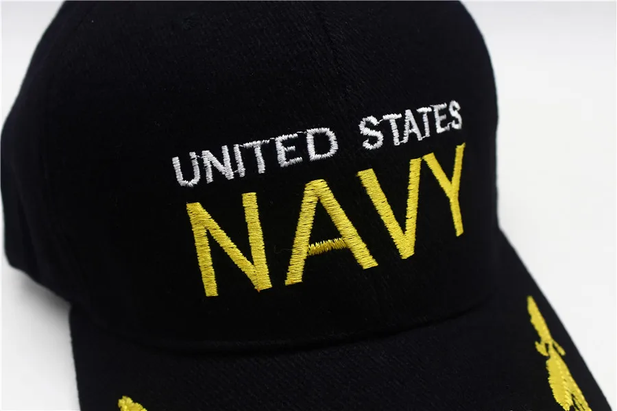 LIBERWOOD Мужская тактическая Кепка с вышивкой темно-синие бейсболки США Снэпбэк