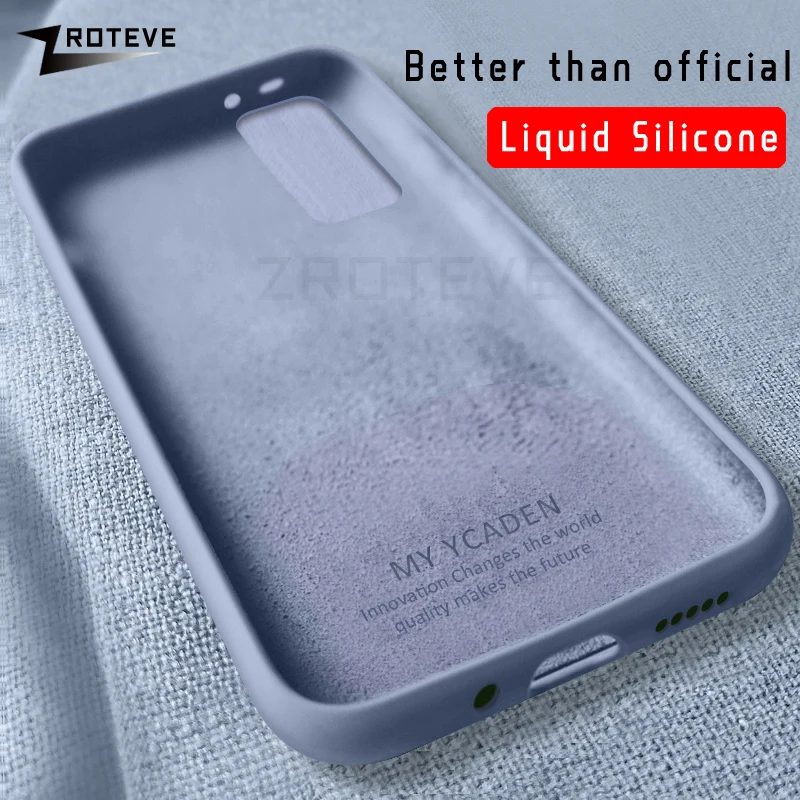 A51 A71 чехол Zroteve Жидкая силиконовая крышка для Samsung Galaxy 5G A81 A91 Coque A41 A31 A21S M21 M31 M51