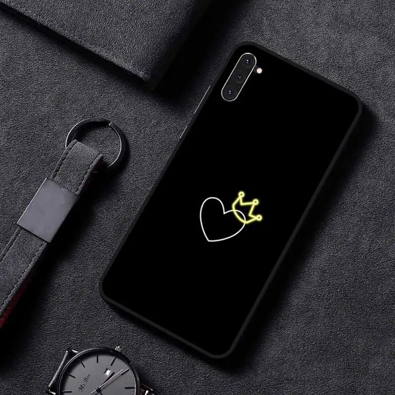 Чехол для телефона lack С Простыми линиями и сердечками Samsung galaxy A S note 6 7 8 9 10 20 30 50 51 70