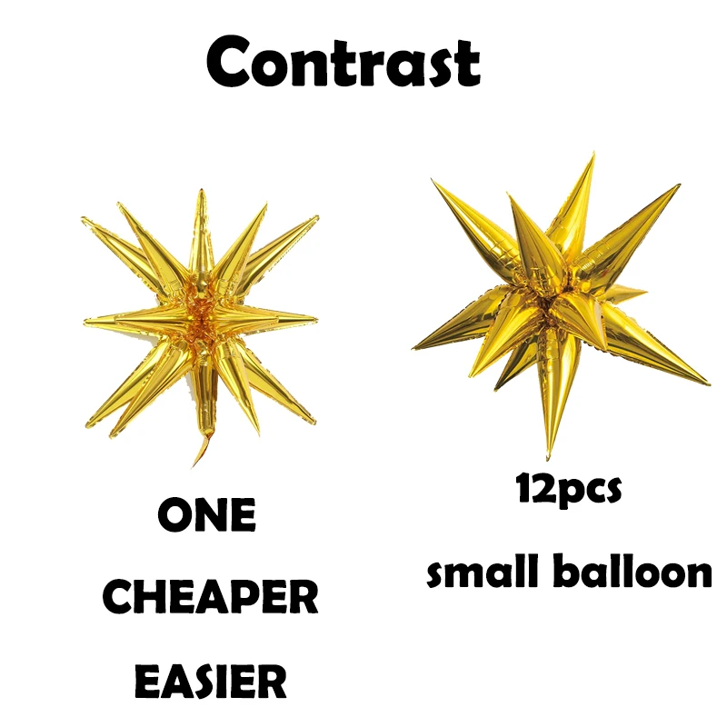 Воздушный шар из фольги со звездой 22/27 дюймов |