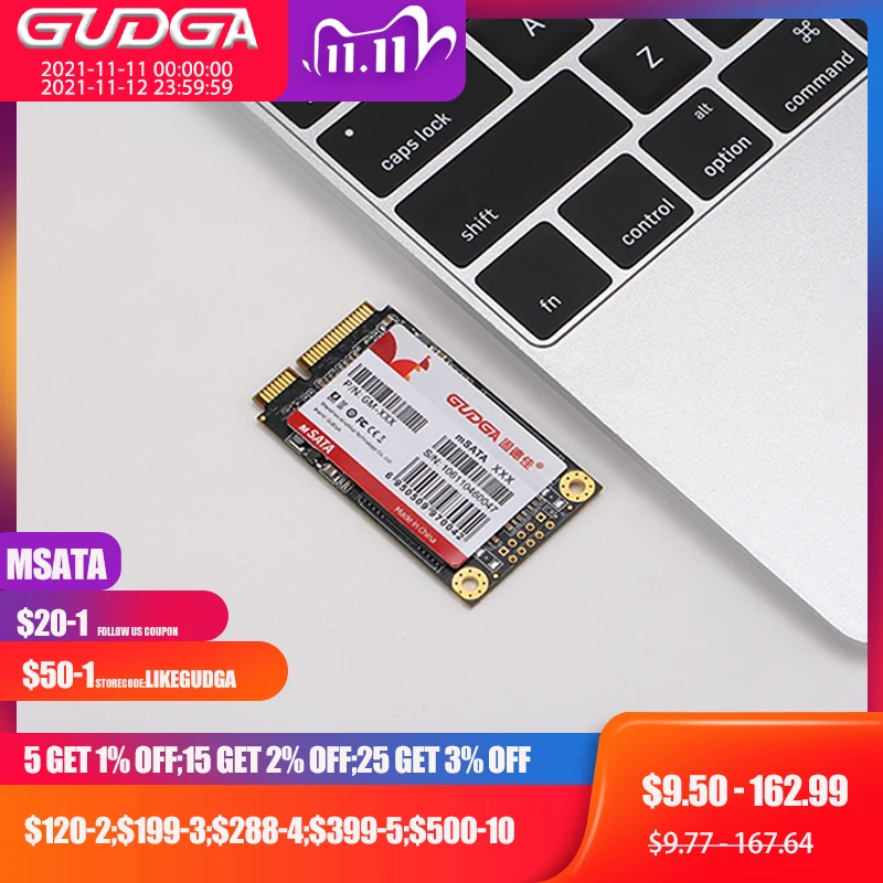GUDGA MSATA Ssd 256gb 128gb 512gb Internal Solid State Hard Drive 3x5cm Mini SATAIII For Computer Accessories Desktop Laptop PC |