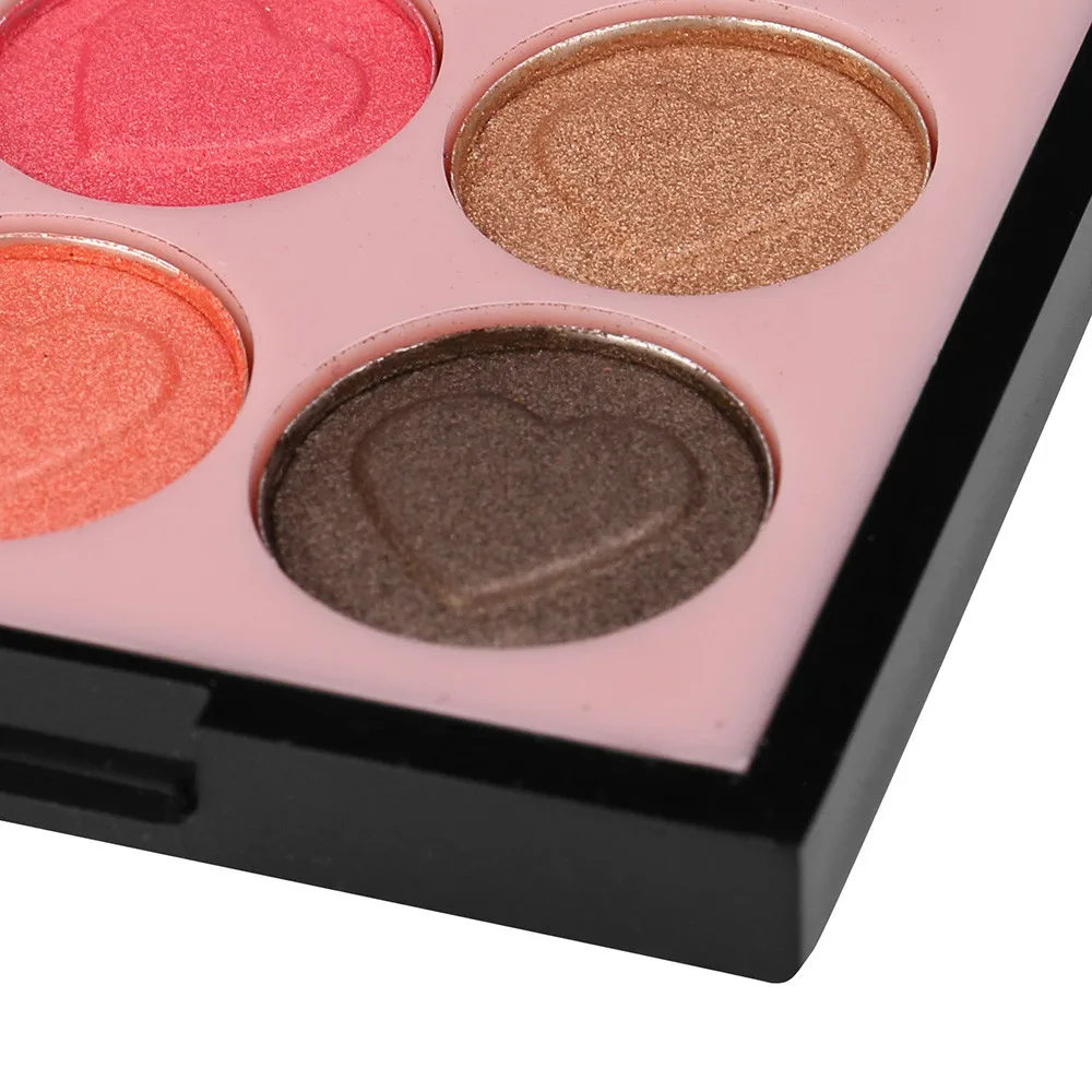Тени для век pallete металлические тени 9 цветов жемчужные блестящие палитра матовых