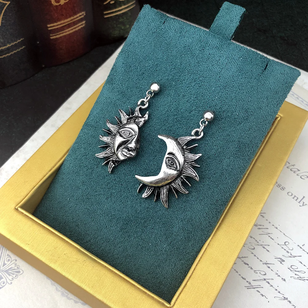 Серьги-подвески в готическом стиле ювелирные украшения для пар темный ветер