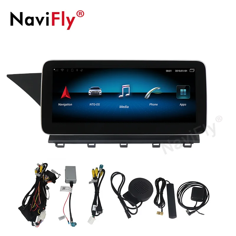 

New UI! Car DVD Radio Player For Benz GLK Class X204 2008-2012 NTG 4.0 Android Auto GPS Navigation HD1920*720 IPS Screen 4G WIFI