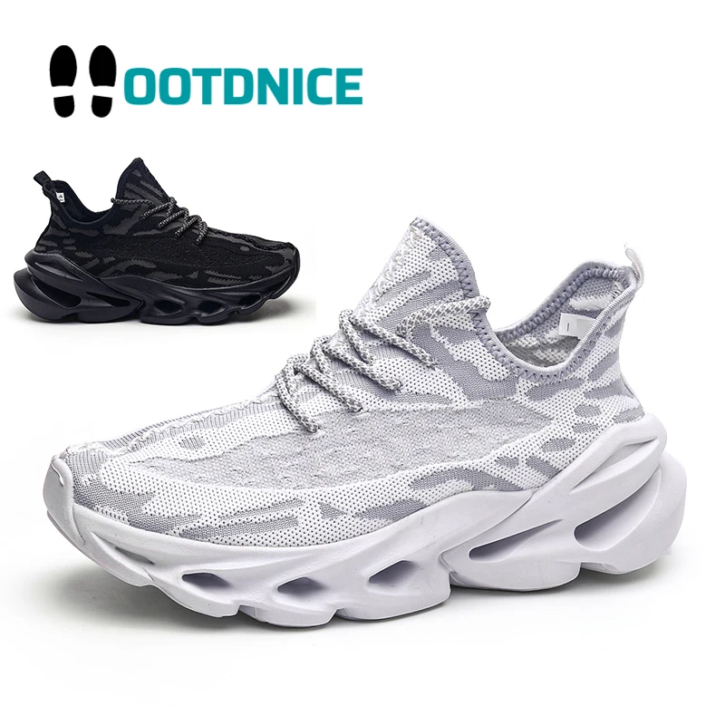 

Men's Fashion Sneakers Lightweight Air Mesh Summer Sport White Walking Outdoors Travel School Blade Cheap Office-shoes