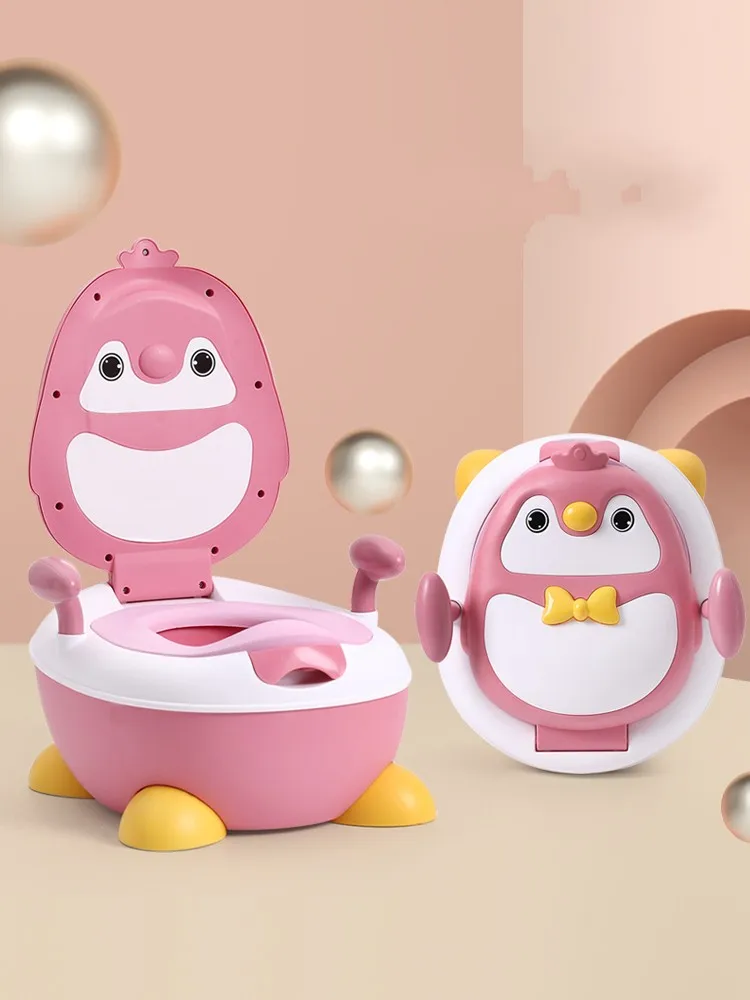 Большой мультяшный Детский горшок тренировочный туалет пластиковое детское