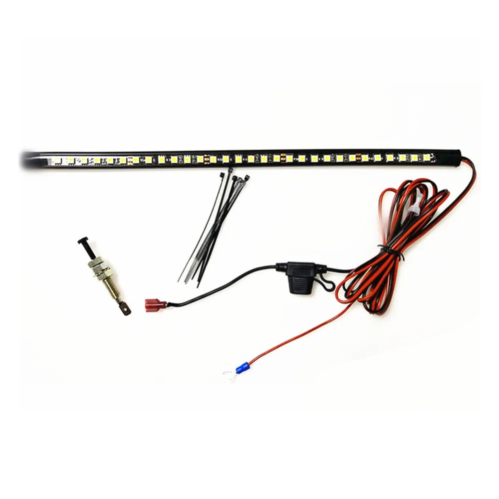 

Discount! White Under Hood LED Light Kit With Automatic on/off -Universal Fits Any Vehicle Car LED Lights Auto Switch Ties Strip