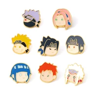 cute japanese anime icons enamel pin badge brooches for clothes bags backpacks collar lapel pin jewelry decoration gifts